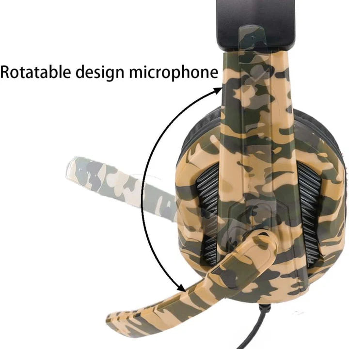 3.5mm Camouflage Gaming Headset Professional