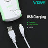 VGR Compact Professional Cordless Women Epilator for different body areas for gentle hair removal V705