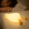 Night Light, Duck Lamp, Silicone Dimmable Nursery Nightlight, Rechargeable LED Bedside Lamp