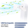 2 in 1 PowerBank Mini Handheld Fan – USB Rechargeable, Foldable & Portable Pocket Fan, Quiet Operation for Travel, Home & Outdoor