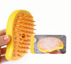 3-in-1 Multifunctional Cat Dog Steam Brush Spray Cleaning Massaging Silicone Pet Hair Comb