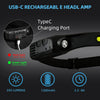 Bright Rechargeable Headlamp Flashlight, 8 Lighting Modes with Motion Sensor