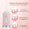 Professional Oral Irrigator for Teeth & Gums with 4 Jet Tips, 3 Modes & 360° Rotation , Water Dental Flosser