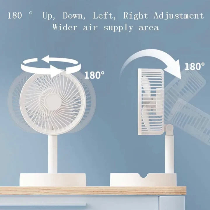 Summer Rechargeable Foldable Desktop Fan HX080