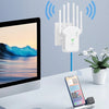 300Mbps 6 antenna 3-in-1 WIFI Repeater Router Enhance Wireless Signals Dual-Band Extender U13 EU Plug