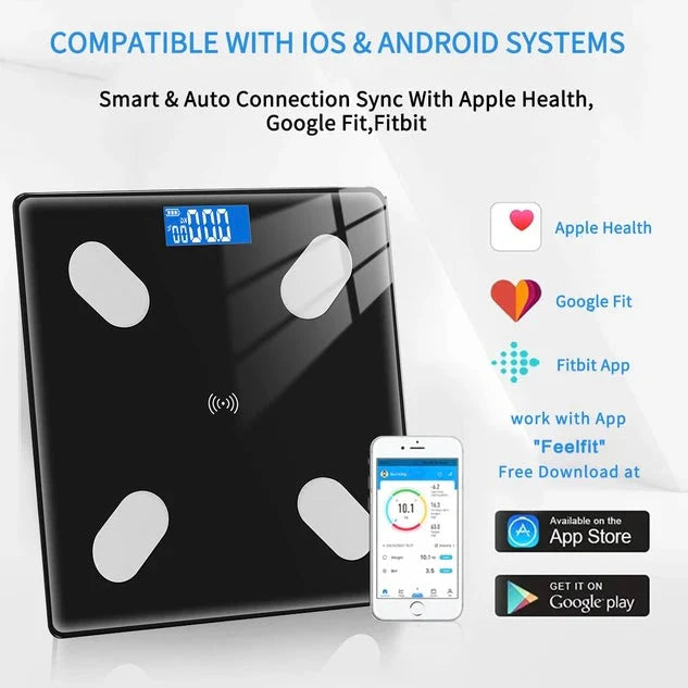 Phone App Weight Scale Bluetooth Body Fat Analyzer