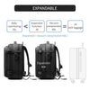 Vacuum Compression Travel Backpack with Pump – Space Saver Bag for Camping & Luggage