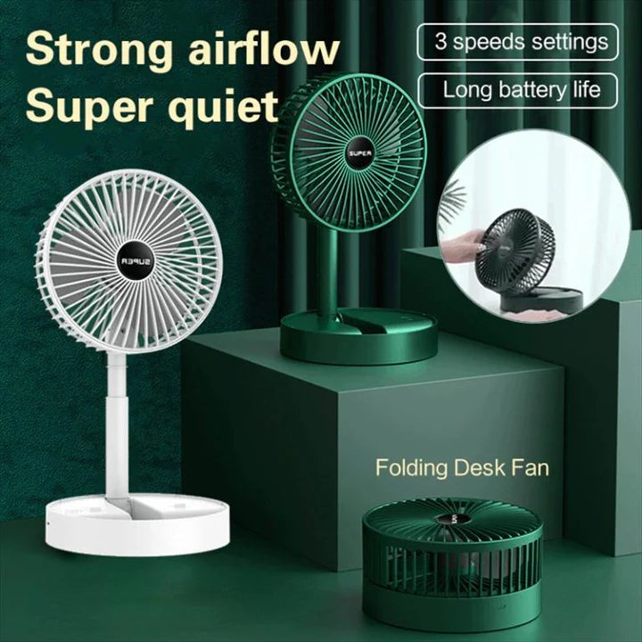 Summer Rechargeable Foldable Desktop Fan HX080