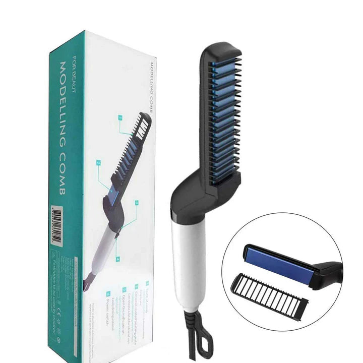 10W Electric Beard Hair Straightener With Ceramic Heating Plate