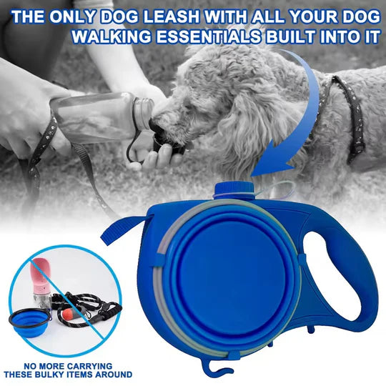 Aqua Leash, 5 In 1 Pet Essentials , Dog Walking Essentials All in One
