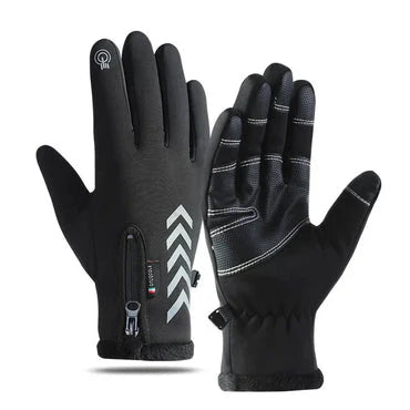 Men's Waterproof Winter Gloves - Plush Lined And Windproof