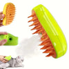 3-in-1 Multifunctional Cat Dog Steam Brush Spray Cleaning Massaging Silicone Pet Hair Comb