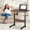 Adjustable Laptop Desk on Wheels, Bronze Color