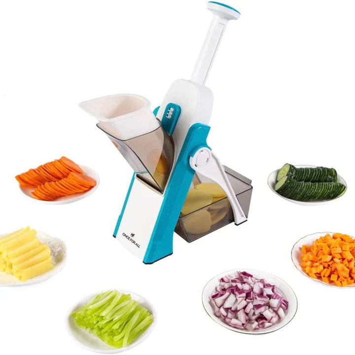 5 In 1 Multi-Purpose Vegetable Chopper Slicer Adjustable Vegetable Cutter Safe For Kitchen