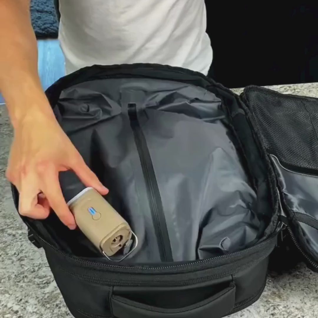 Vacuum Compression Travel Backpack with Pump – Space Saver Bag for Camping & Luggage