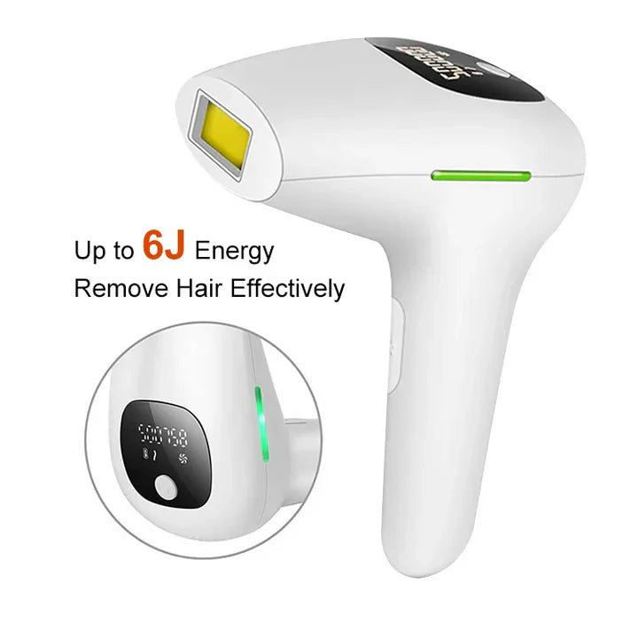 Safe and Effective IPL Permanent Laser Hair Removal Device for Face and Body for Men and Women